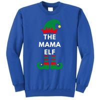 Elves Christmas Santa The Mama Elf Matching Family Gift Tall Sweatshirt