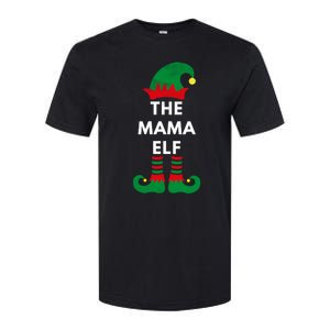 Elves Christmas Santa The Mama Elf Matching Family Gift Softstyle CVC T-Shirt