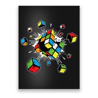 Exploding Cube Speed Cubing Puzzle Master Poster