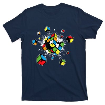 Exploding Cube Speed Cubing Puzzle Master T-Shirt