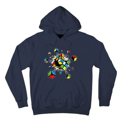 Exploding Cube Speed Cubing Puzzle Master Tall Hoodie