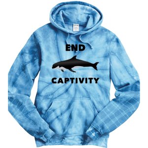 End Captivity Save The Whales Meaningful Gift Tie Dye Hoodie