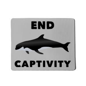 End Captivity Save The Whales Meaningful Gift Mousepad