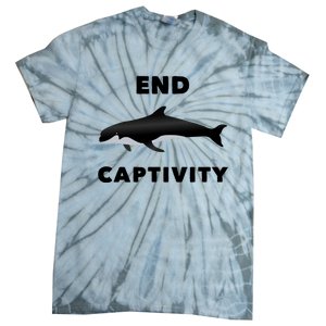 End Captivity Save The Whales Meaningful Gift Tie-Dye T-Shirt