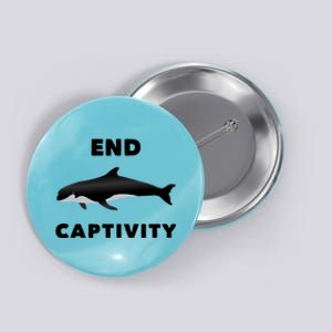 End Captivity Save The Whales Meaningful Gift Button