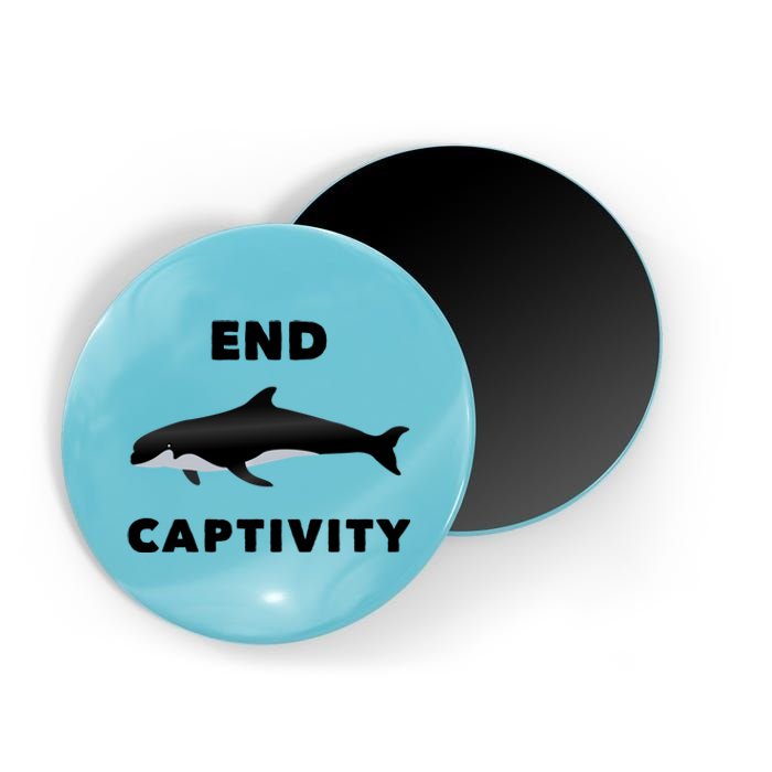 End Captivity Save The Whales Meaningful Gift Magnet