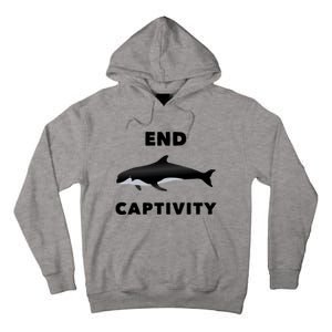 End Captivity Save The Whales Meaningful Gift Tall Hoodie