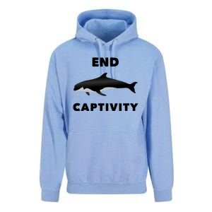 End Captivity Save The Whales Meaningful Gift Unisex Surf Hoodie