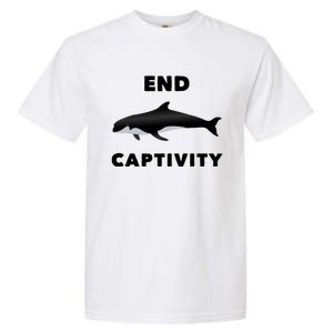 End Captivity Save The Whales Meaningful Gift Garment-Dyed Heavyweight T-Shirt