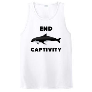 End Captivity Save The Whales Meaningful Gift PosiCharge Competitor Tank