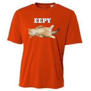 Eepy Cat Sleepy Cat Meme Cooling Performance Crew T-Shirt