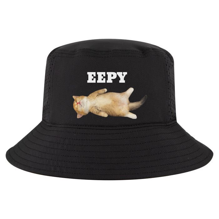Eepy Cat Sleepy Cat Meme Cool Comfort Performance Bucket Hat