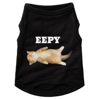 Eepy Cat Sleepy Cat Meme Doggie Tank