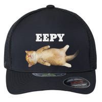 Eepy Cat Sleepy Cat Meme Flexfit Unipanel Trucker Cap