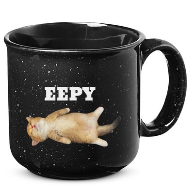 Eepy Cat Sleepy Cat Meme 15oz Campfire Ceramic Mug