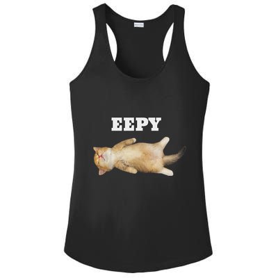 Eepy Cat Sleepy Cat Meme Ladies PosiCharge Competitor Racerback Tank