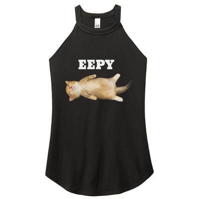 Eepy Cat Sleepy Cat Meme Women's Perfect Tri Rocker Tank