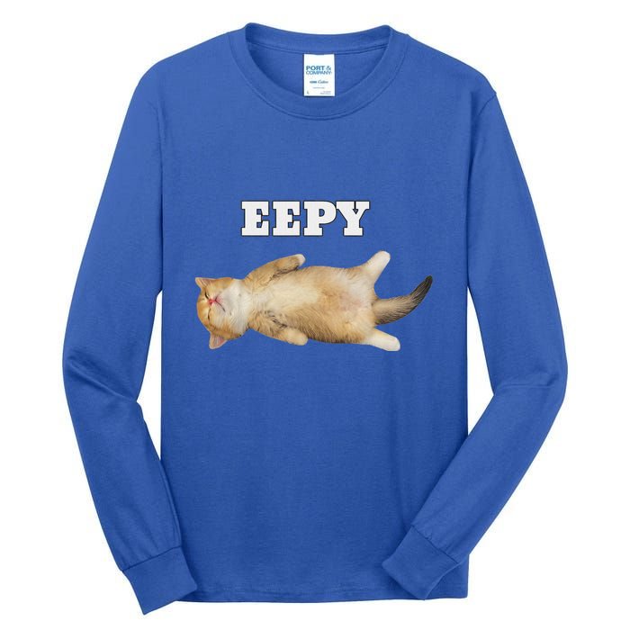 Eepy Cat Sleepy Cat Meme Tall Long Sleeve T-Shirt