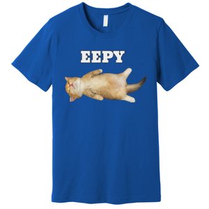 Eepy Cat Sleepy Cat Meme Premium T-Shirt