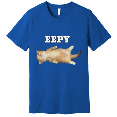 Eepy Cat Sleepy Cat Meme Premium T-Shirt
