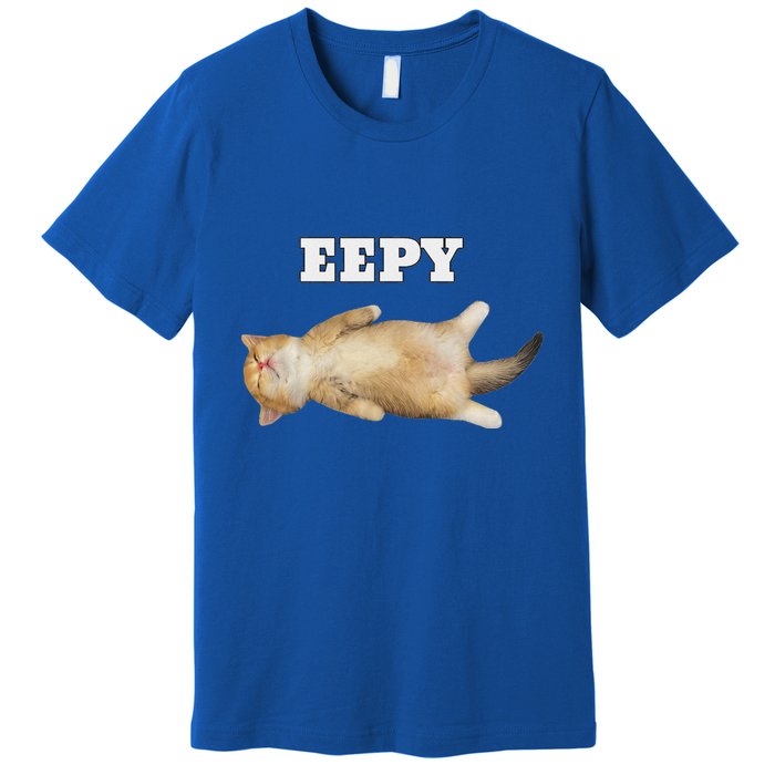 Eepy Cat Sleepy Cat Meme Premium T-Shirt