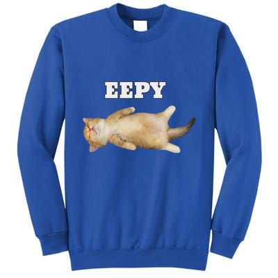 Eepy Cat Sleepy Cat Meme Tall Sweatshirt