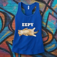 Eepy Cat Sleepy Cat Meme Womens Tank Top