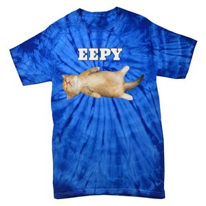 Eepy Cat Sleepy Cat Meme Tie-Dye T-Shirt