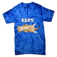 Eepy Cat Sleepy Cat Meme Tie-Dye T-Shirt