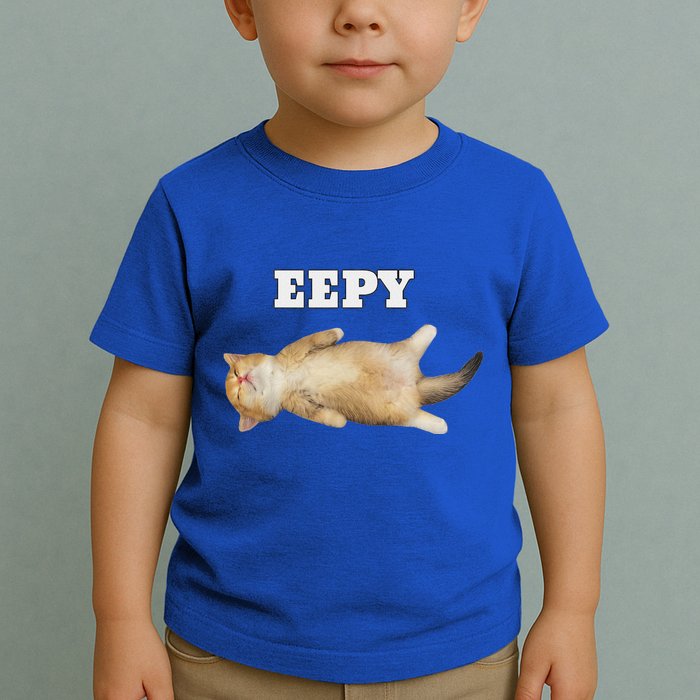 Eepy Cat Sleepy Cat Meme Toddler T-Shirt