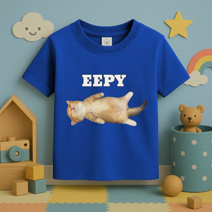 Eepy Cat Sleepy Cat Meme Toddler T-Shirt