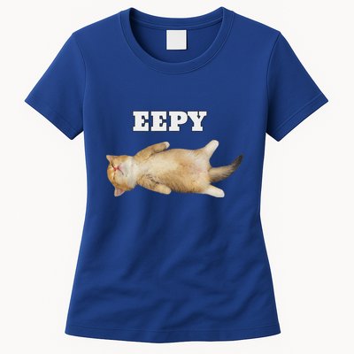 Eepy Cat Sleepy Cat Meme Womens T-Shirt
