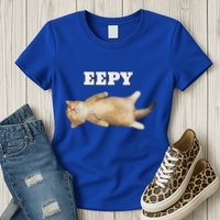 Eepy Cat Sleepy Cat Meme Womens T-Shirt