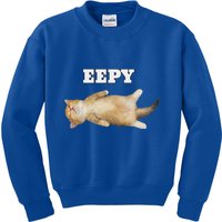 Eepy Cat Sleepy Cat Meme Kids Sweatshirt