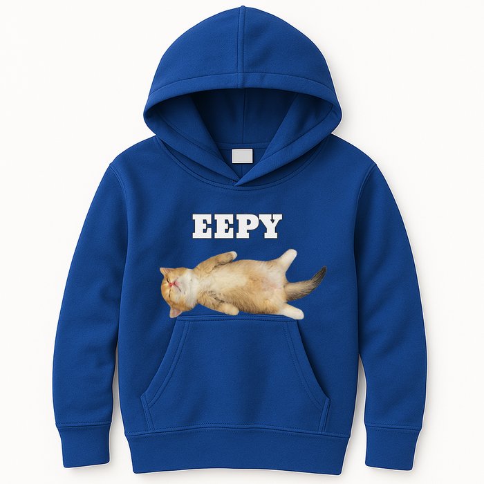 Eepy Cat Sleepy Cat Meme Kids Hoodie