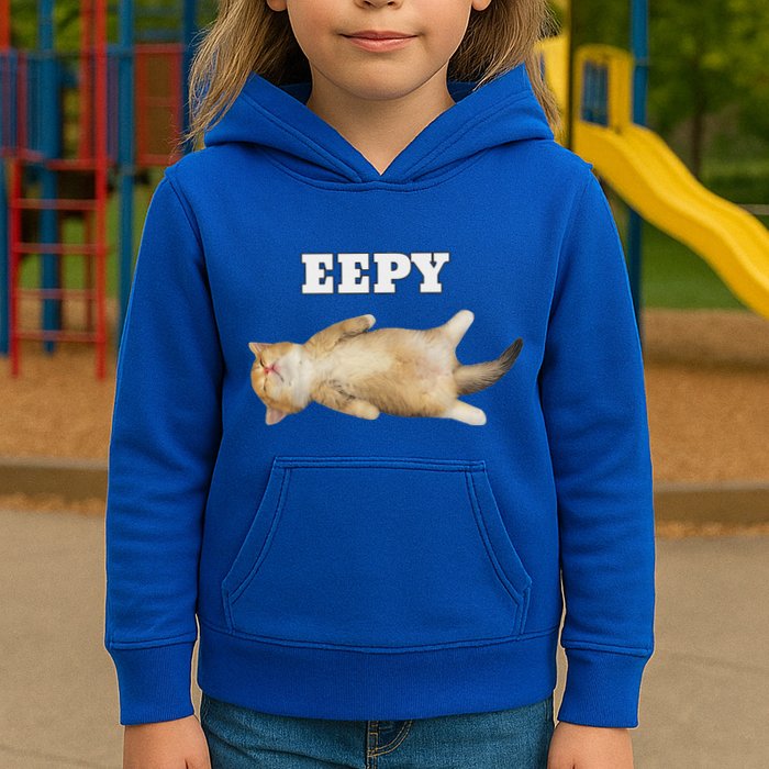 Eepy Cat Sleepy Cat Meme Kids Hoodie