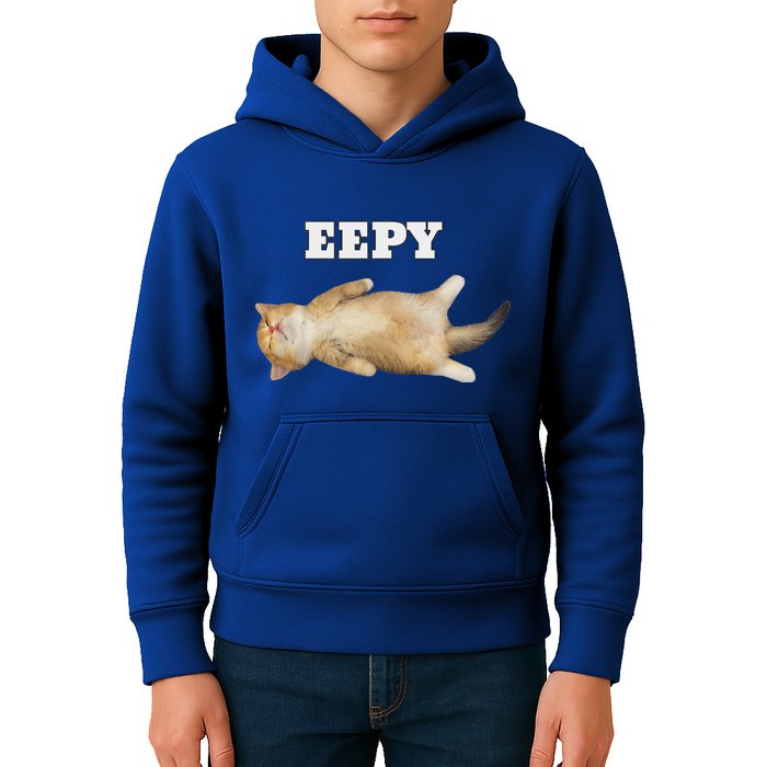 Eepy Cat Sleepy Cat Meme Kids Hoodie