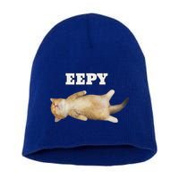 Eepy Cat Sleepy Cat Meme Short Acrylic Beanie