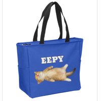 Eepy Cat Sleepy Cat Meme Zip Tote Bag