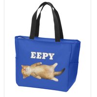 Eepy Cat Sleepy Cat Meme Zip Tote Bag