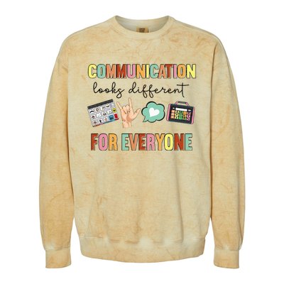 Effective Communication Strategies for Speech Therapy Colorblast Crewneck Sweatshirt