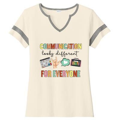 Effective Communication Strategies for Speech Therapy Ladies Halftime Notch Neck Tee