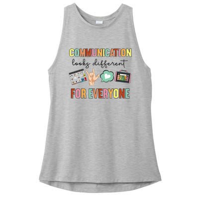 Effective Communication Strategies for Speech Therapy Ladies PosiCharge Tri-Blend Wicking Tank