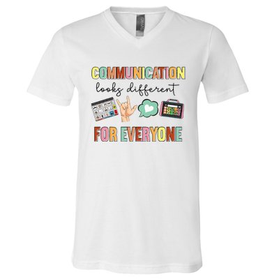 Effective Communication Strategies for Speech Therapy V-Neck T-Shirt