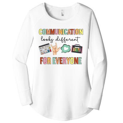 Effective Communication Strategies for Speech Therapy Women's Perfect Tri Tunic Long Sleeve Shirt