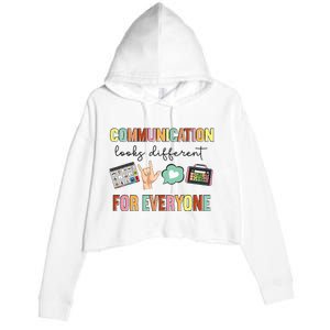 Effective Communication Strategies for Speech Therapy Crop Fleece Hoodie