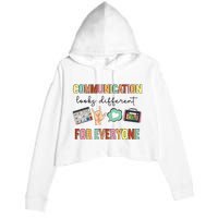 Effective Communication Strategies for Speech Therapy Crop Fleece Hoodie