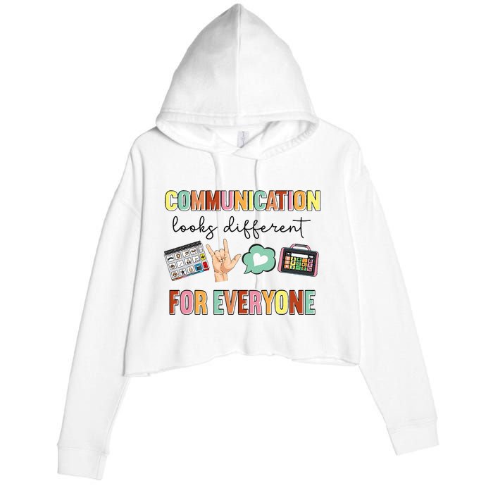 Effective Communication Strategies for Speech Therapy Crop Fleece Hoodie