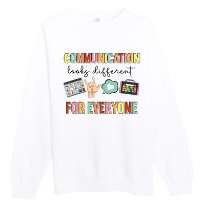 Effective Communication Strategies for Speech Therapy Premium Crewneck Sweatshirt