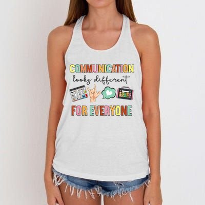 Effective Communication Strategies for Speech Therapy Women's Knotted Racerback Tank